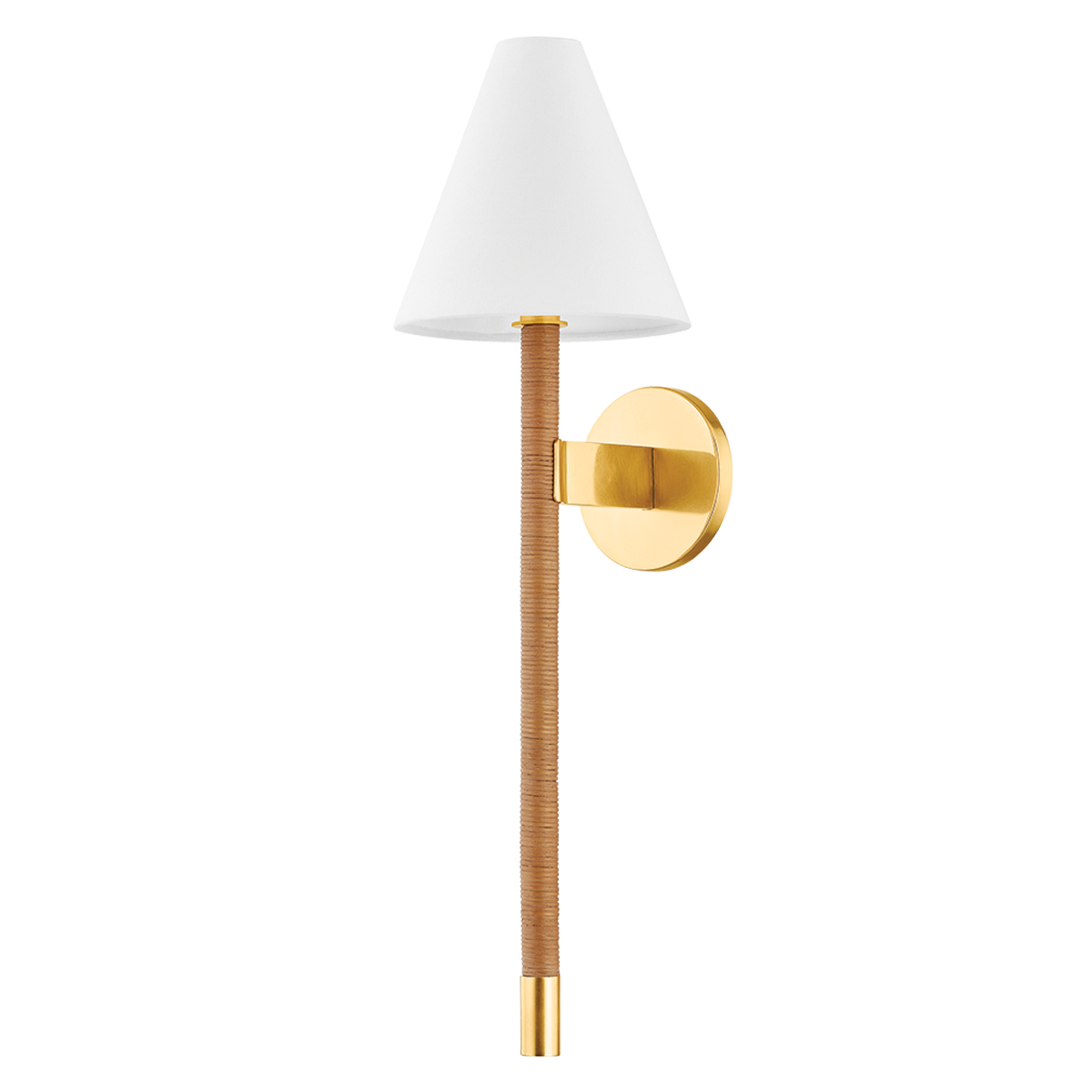 Hudson Valley Lighting WATKINS AGED BRASS 7W x 7L x 25H Wall Sconce