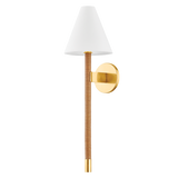 Hudson Valley Lighting WATKINS AGED BRASS 7W x 7L x 25H Wall Sconce