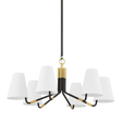 Hudson Valley Lighting Stanwyck AGED BRASS/DISTRESSED BRONZE 31.5W x 31.5L x 14.25H Chandelier