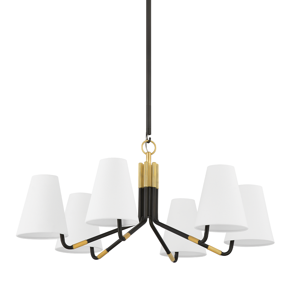 Hudson Valley Lighting Stanwyck AGED BRASS/DISTRESSED BRONZE 31.5W x 31.5L x 14.25H Chandelier