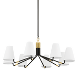 Hudson Valley Lighting Stanwyck AGED BRASS/DISTRESSED BRONZE 40W x 40L x 16H Chandelier
