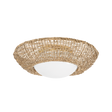 Hudson Valley Lighting KILLINGTON Vintage Gold Leaf 24.25W x 24.25L x 7.75H Flush Mount