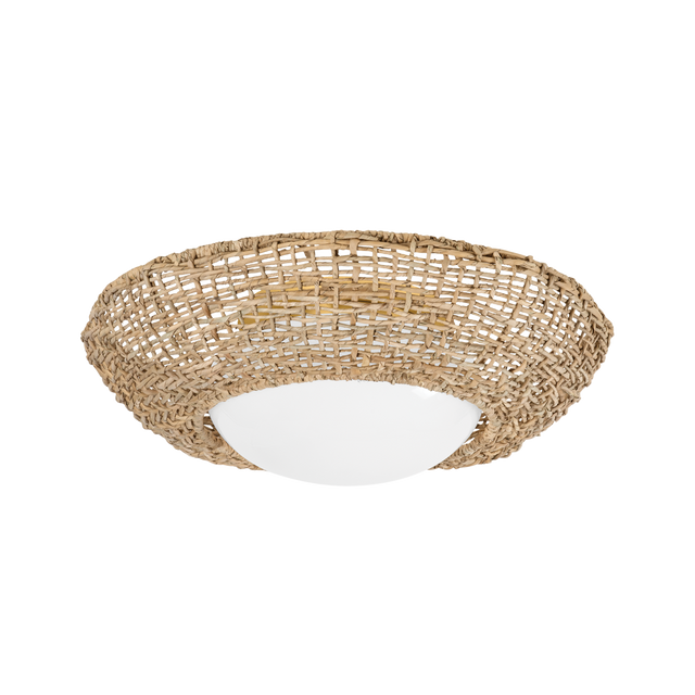 Hudson Valley Lighting KILLINGTON Vintage Gold Leaf 24.25W x 24.25L x 7.75H Flush Mount
