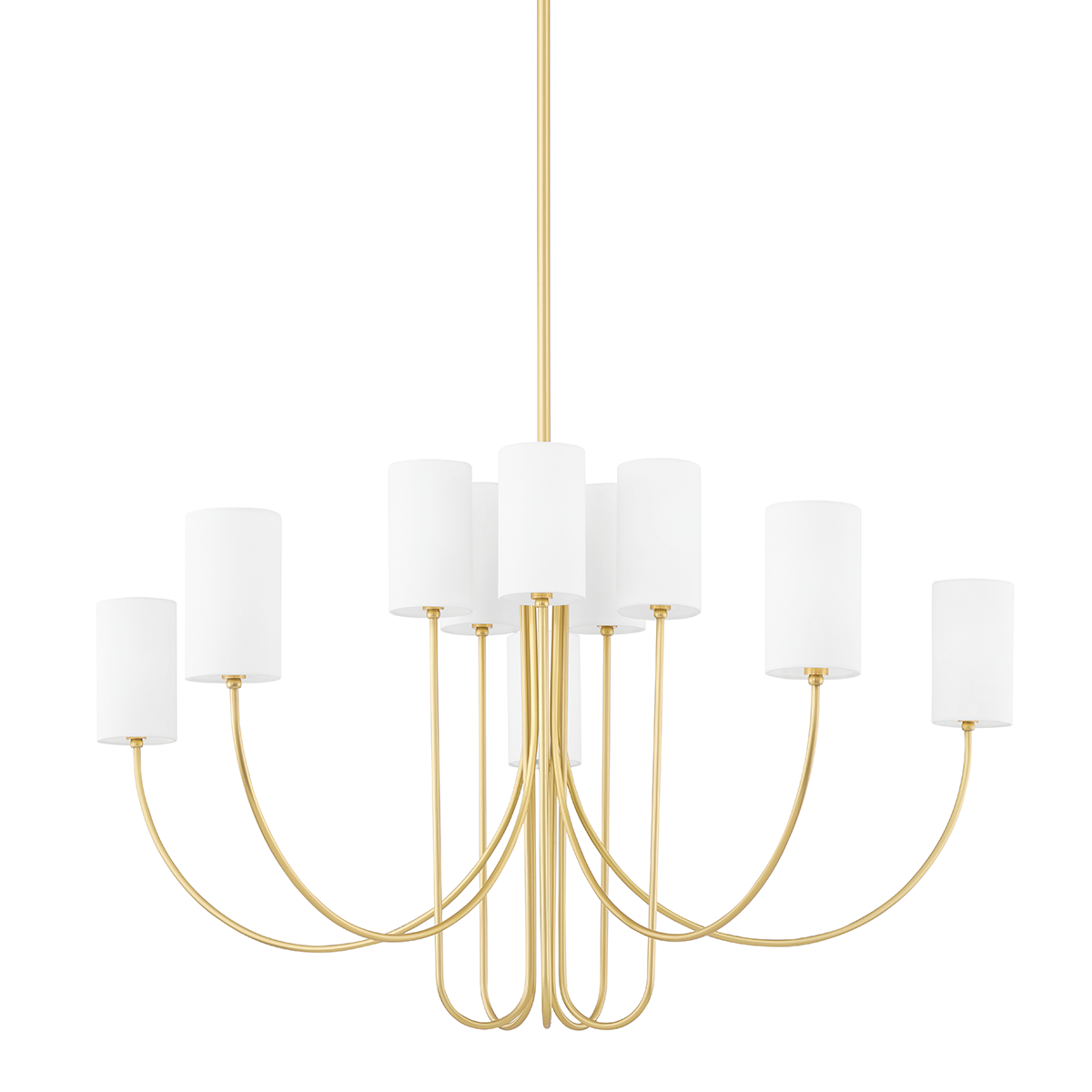 Hudson Valley Lighting Harlem Aged Brass 48.25W x 48.25L x 29H Chandelier