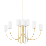 Hudson Valley Lighting Harlem Aged Brass 48.25W x 48.25L x 29H Chandelier
