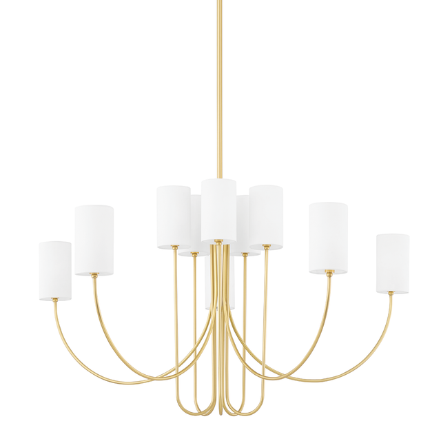 Hudson Valley Lighting Harlem Aged Brass 48.25W x 48.25L x 29H Chandelier