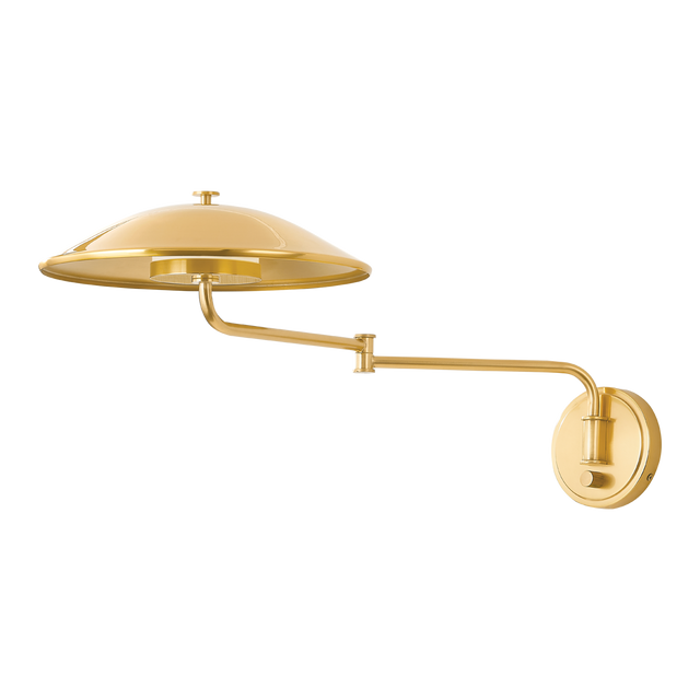 Hudson Valley Lighting BROCKVILLE Aged Brass 11.75W x 11.75L x 10.25H Wall Sconce