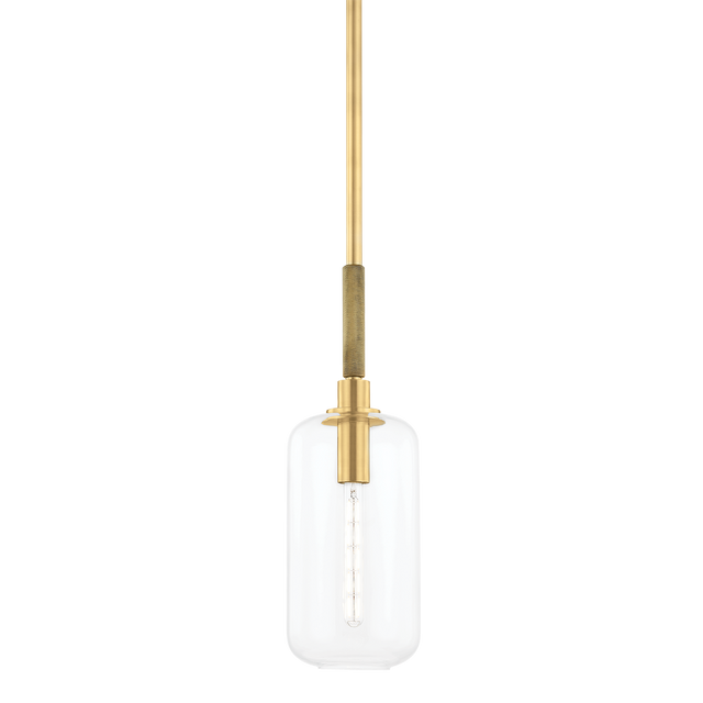 Hudson Valley Lighting Lenox Hill Aged Brass 8W x 8L x 25H Pendant