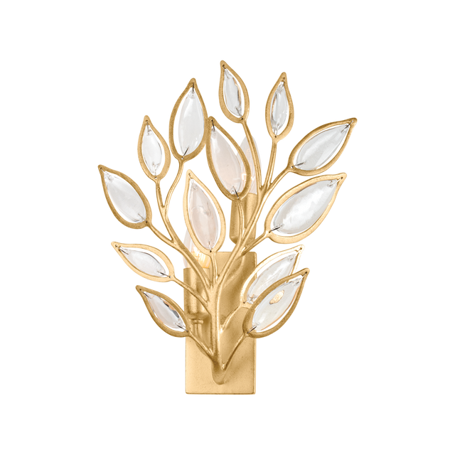 Hudson Valley Lighting FAIRLEE Vintage Gold Leaf 10.75W x 10.75L x 14.5H Wall Sconce