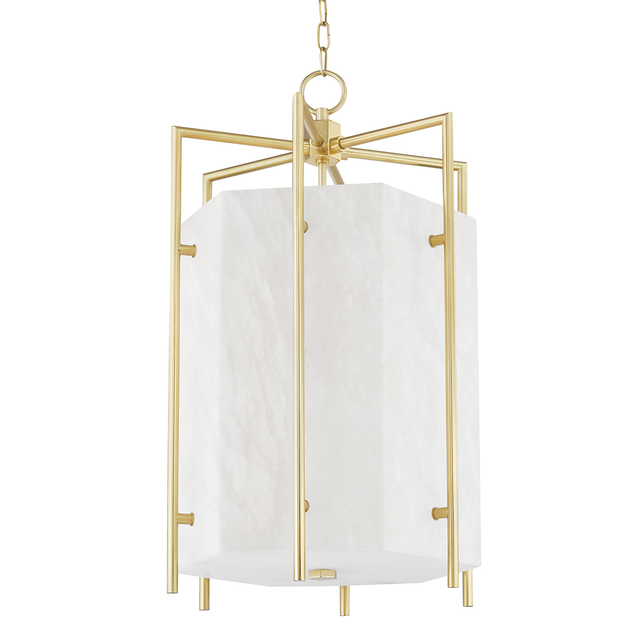 Hudson Valley Lighting Flatbush Aged Brass 19W x 19L x 32.5H Candleholder