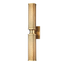 Hudson Valley Lighting Gibbs Aged Brass 4.5W x 4.5L x 22.25H Wall Sconce