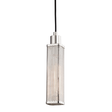 Hudson Valley Lighting Gibbs Polished Nickel 2.75W x 2.75L x 13H Pendant
