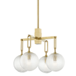 Hudson Valley Lighting Jewett Aged Brass 24W x 24L x 19.25H Chandelier