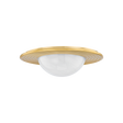 Hudson Valley Lighting GERALDTON Aged Brass 15.75W x 15.75L x 4.25H Flush Mount