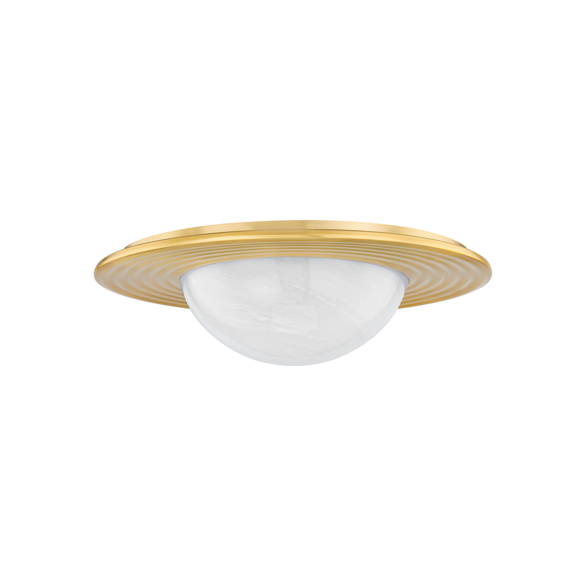 Hudson Valley Lighting GERALDTON Aged Brass 15.75W x 15.75L x 4.25H Flush Mount