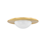 Hudson Valley Lighting GERALDTON Aged Brass 15.75W x 15.75L x 4.25H Flush Mount