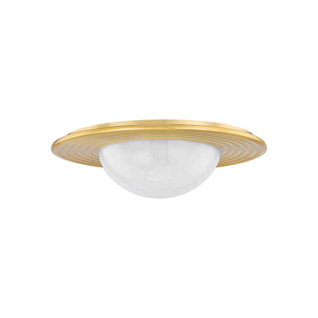 Hudson Valley Lighting GERALDTON Aged Brass 15.75W x 15.75L x 4.25H Flush Mount