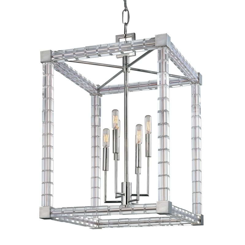Hudson Valley Lighting Alpine Polished Nickel 18.5W x 18.5L x 27.5H Candleholder