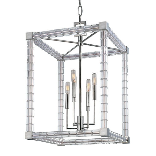 Hudson Valley Lighting Alpine Polished Nickel 18.5W x 18.5L x 27.5H Candleholder