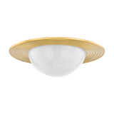 Hudson Valley Lighting GERALDTON Aged Brass 21W x 21L x 6H Flush Mount