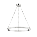 Hudson Valley Lighting Rosendale Polished Nickel 28W x 28L x 2.25H Chandelier