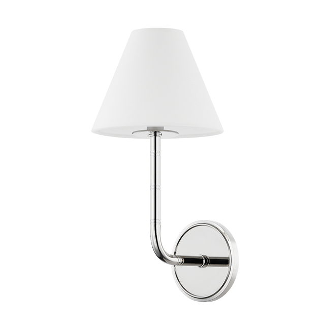 Hudson Valley Lighting Trice Polished Nickel 7.75W x 7.75L x 15.75H Wall Sconce