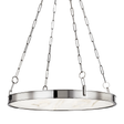 Hudson Valley Lighting Kirby Polished Nickel 30W x 30L x 3.5H Chandelier