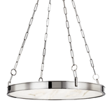 Hudson Valley Lighting Kirby Polished Nickel 30W x 30L x 3.5H Chandelier