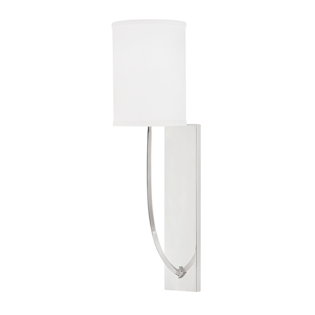 Hudson Valley Lighting Colton Polished Nickel 4.5W x 4.5L x 17H Wall Sconce