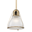 Hudson Valley Lighting Haverhill Aged Brass 12W x 12L x 15.75H Pendant
