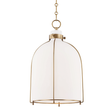 Hudson Valley Lighting Eldridge Aged Brass 14W x 14L x 20.25H Pendant