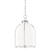 Hudson Valley Lighting Eldridge Polished Nickel 14W x 14L x 20.25H Pendant
