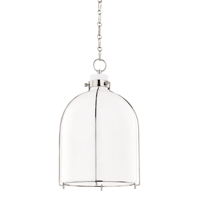 Hudson Valley Lighting Eldridge Polished Nickel 14W x 14L x 20.25H Pendant