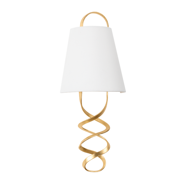 Hudson Valley Lighting Dota Vintage Gold Leaf 9W x 9L x 22.25H Wall Sconce
