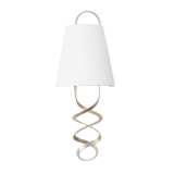 Hudson Valley Lighting Dota WARM SILVER LEAF 9W x 9L x 22.25H Wall Sconce