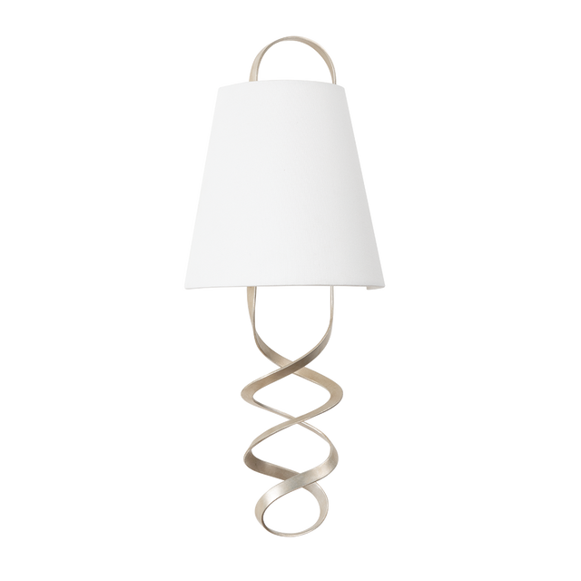 Hudson Valley Lighting Dota WARM SILVER LEAF 9W x 9L x 22.25H Wall Sconce