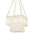 Hudson Valley Lighting MOISSANITE AGED BRASS 20W x 20L x 18.25H Chandelier