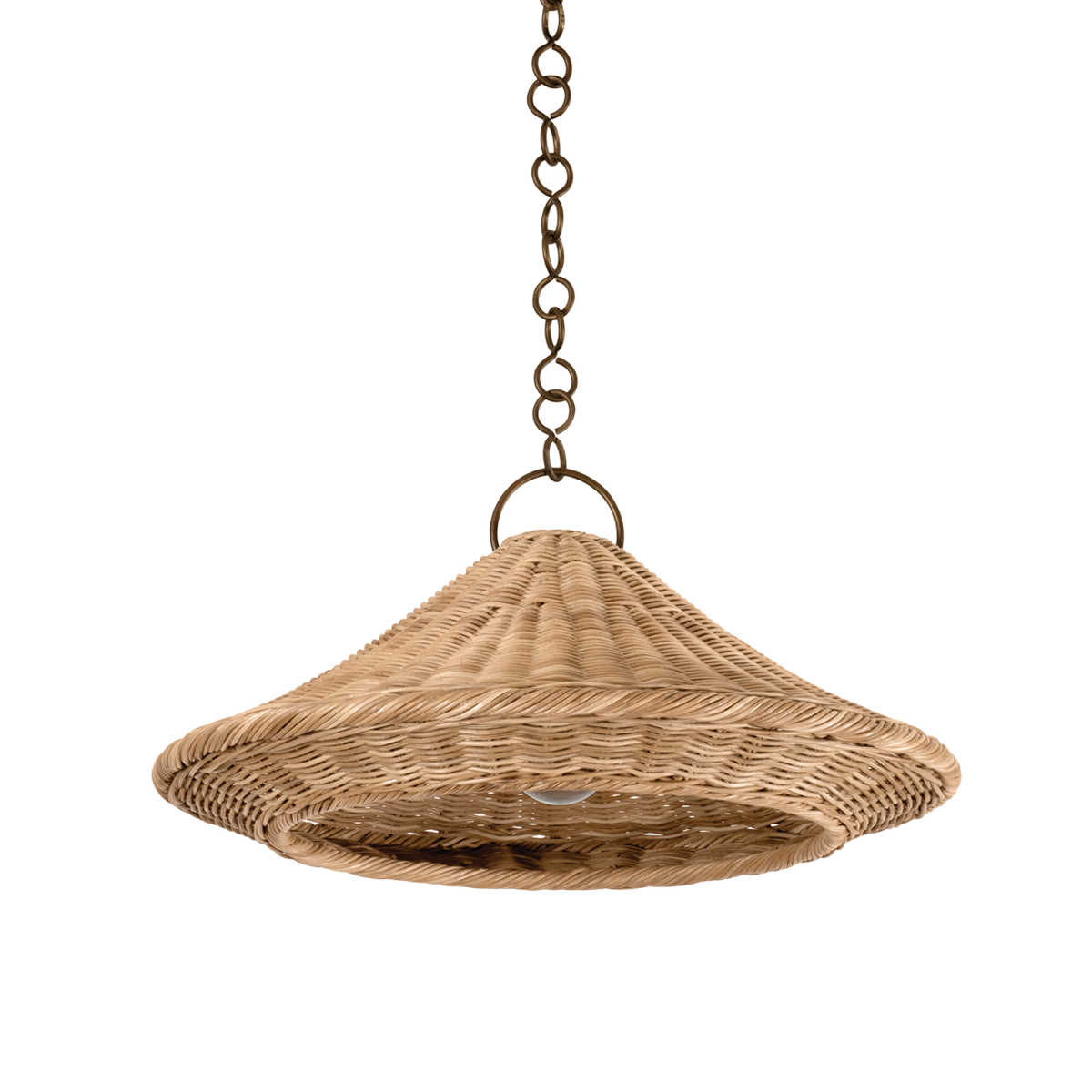 Hudson Valley Lighting BAYCHESTER Bronze Leaf 22W x 22L x 10.5H Pendant