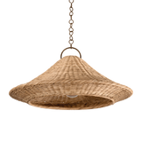 Hudson Valley Lighting BAYCHESTER Bronze Leaf 32W x 32L x 15H Pendant
