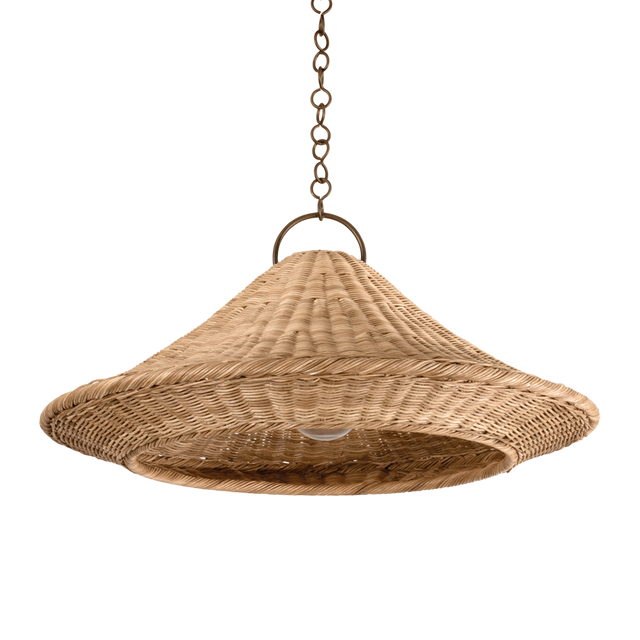 Hudson Valley Lighting BAYCHESTER Bronze Leaf 32W x 32L x 15H Pendant