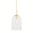 Hudson Valley Lighting Belleville Aged Brass 10W x 10L x 18.5H Pendant