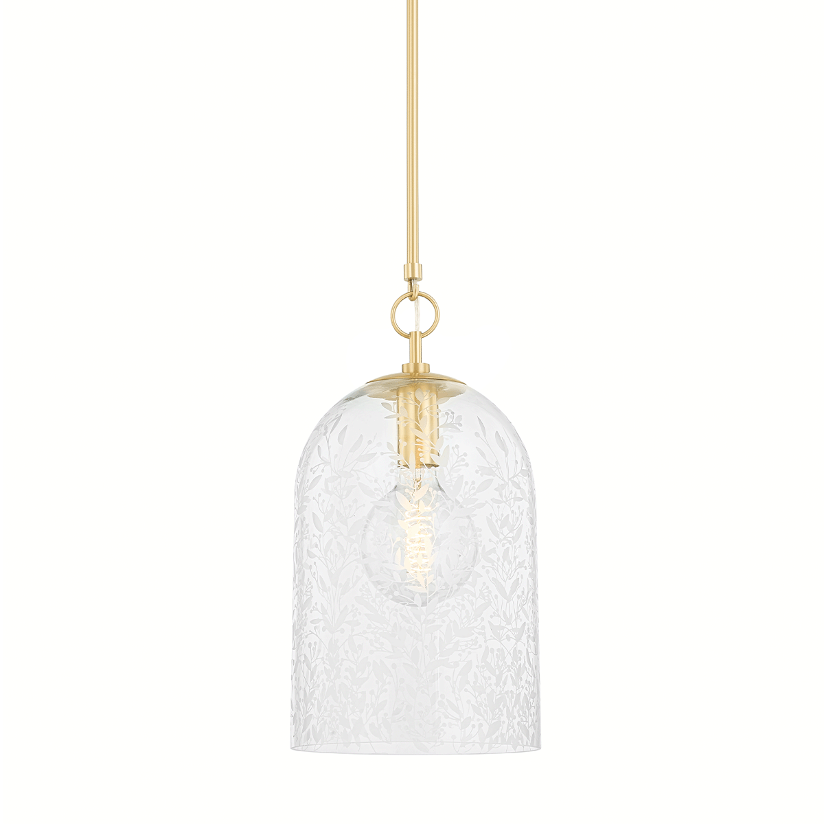Hudson Valley Lighting Belleville Aged Brass 10W x 10L x 18.5H Pendant