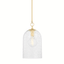 Hudson Valley Lighting Belleville Aged Brass 10W x 10L x 18.5H Pendant