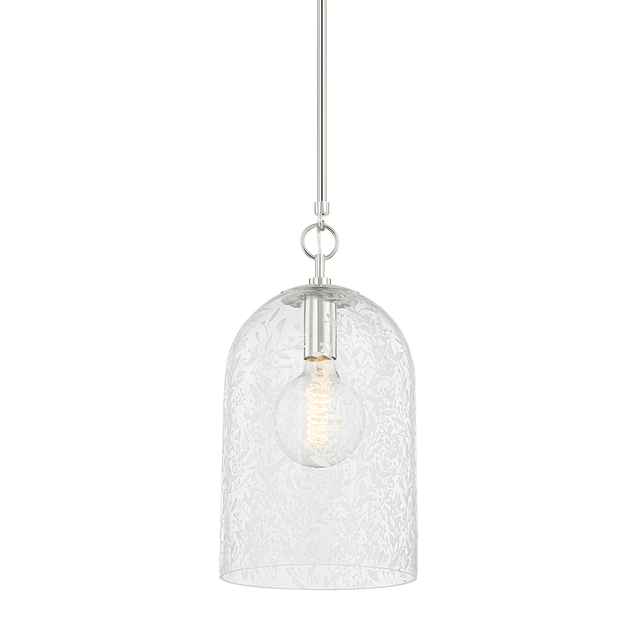 Hudson Valley Lighting Belleville Polished Nickel 10W x 10L x 18.5H Pendant