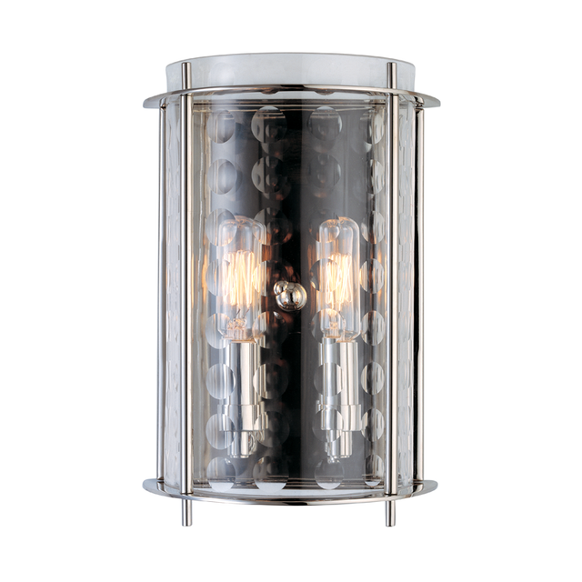 Hudson Valley Lighting Esopus Polished Nickel 7W x 7L x 10.5H Wall Sconce