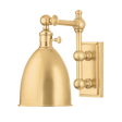 Hudson Valley Lighting Roslyn Aged Brass 6W x 6L x 11H Wall Sconce