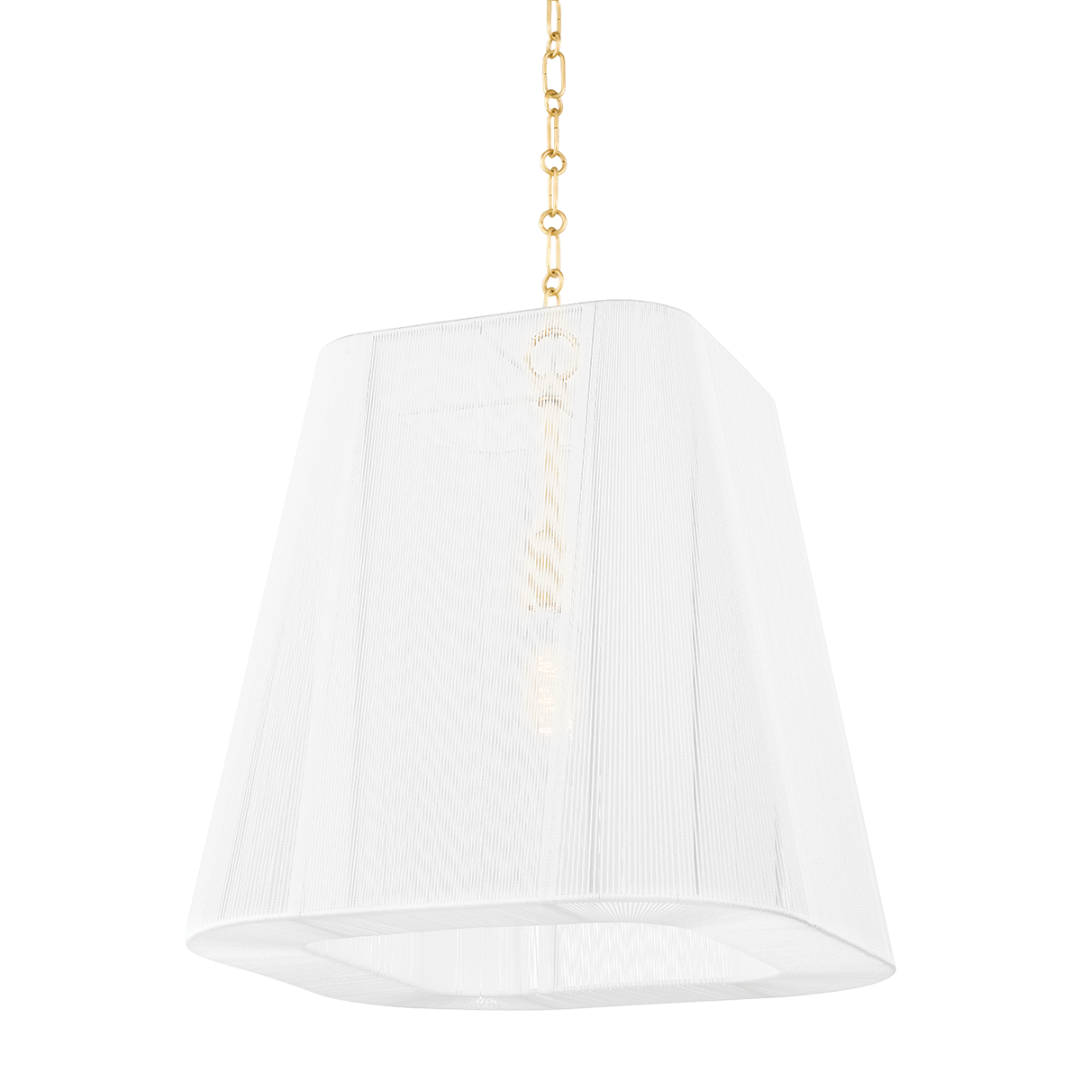 Hudson Valley Lighting VERONA BEACH Aged Brass 19.5W x 19.5L x 20.75H Pendant