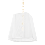 Hudson Valley Lighting VERONA BEACH Aged Brass 19.5W x 19.5L x 20.75H Pendant