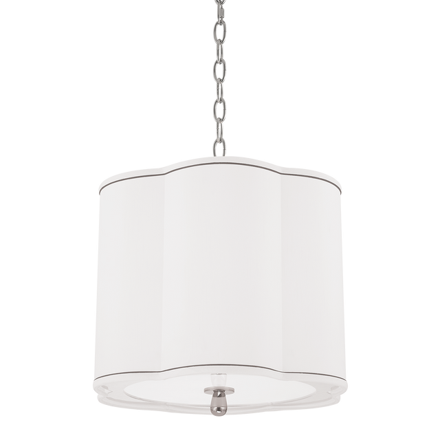 Hudson Valley Lighting Sweeny Polished Nickel 15W x 15L x 14.75H Pendant