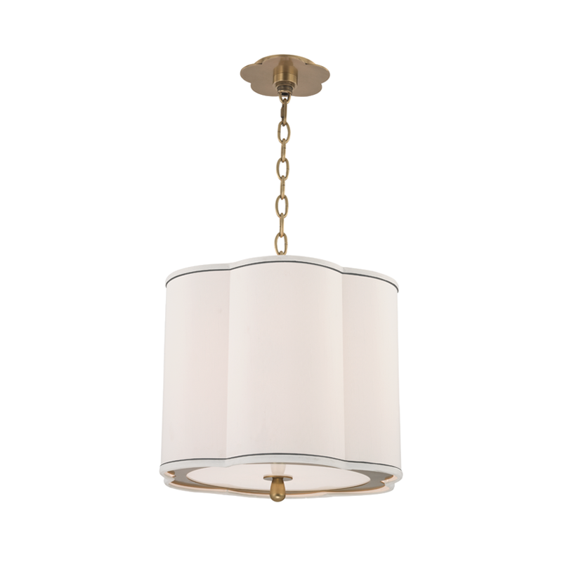 Hudson Valley Lighting Sweeny Aged Brass 15W x 15L x 14.75H Pendant